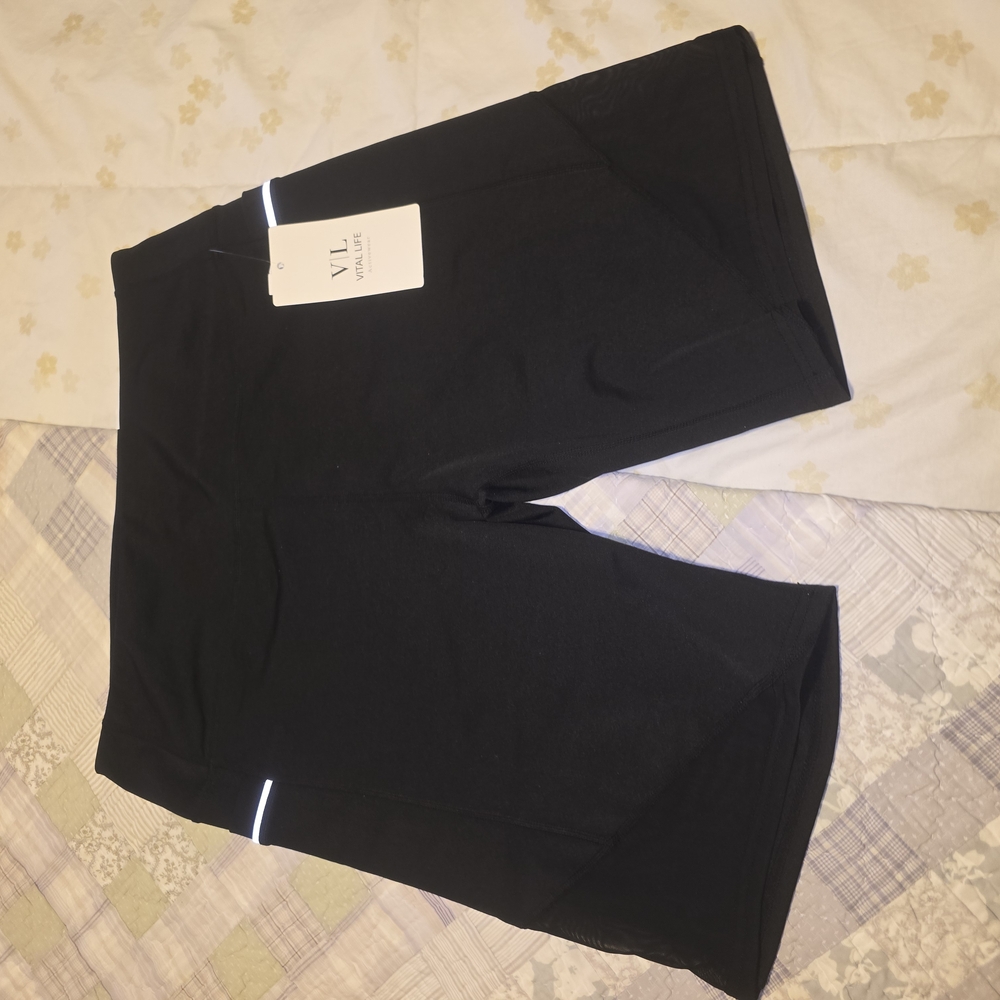 Vital Life Black Bike Shorts